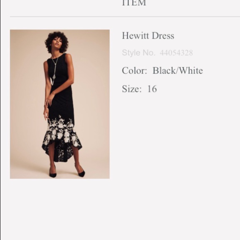 Evening gown from BHLDN